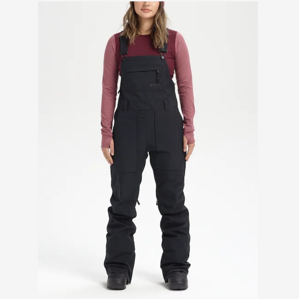 Women's Burton Avalon Bib Snow Pant - Black Small